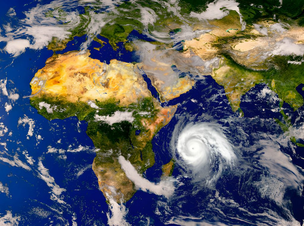 How are tropical cyclones related to climate change?