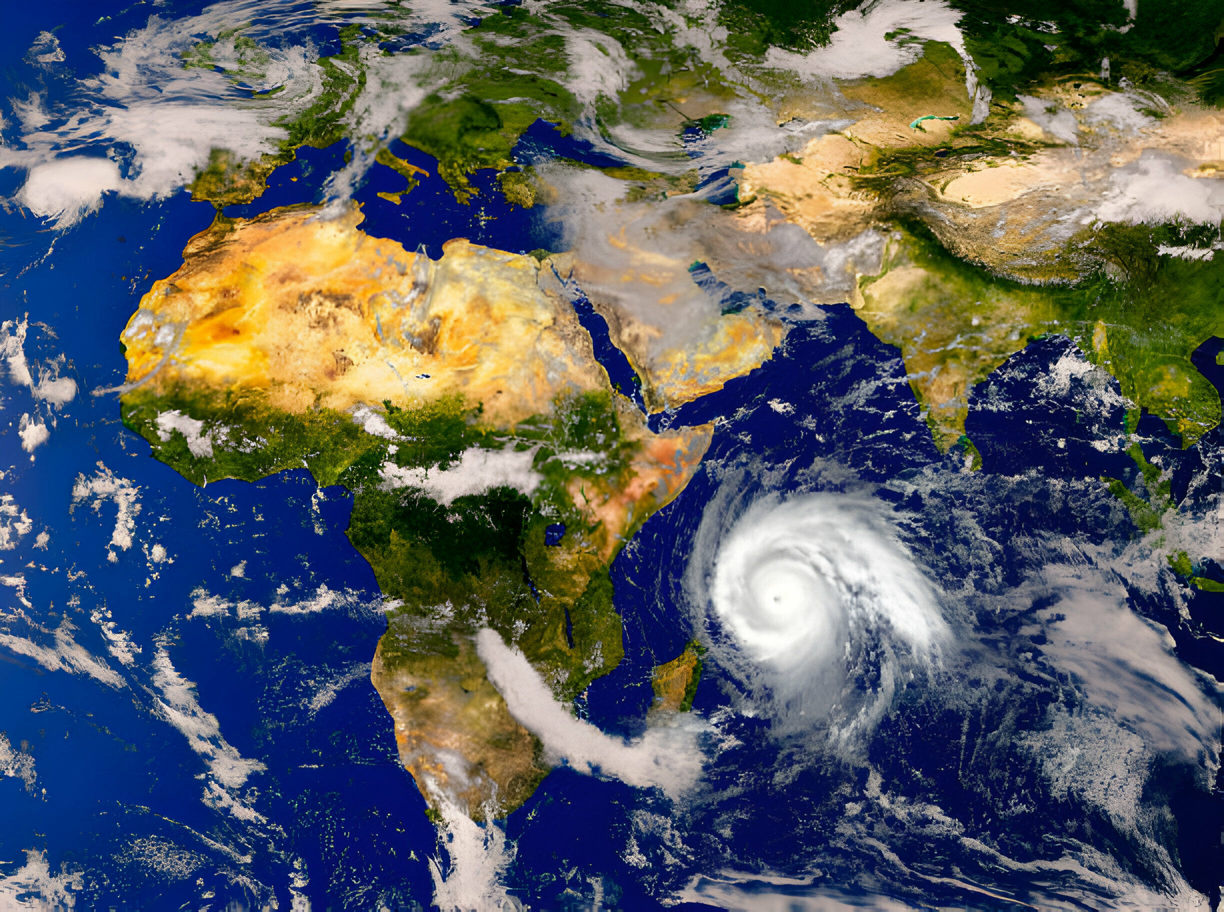 How are tropical cyclones related to climate change?